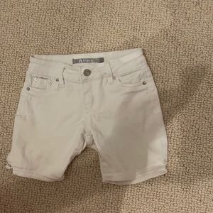 Tractor kids white jean shorts
